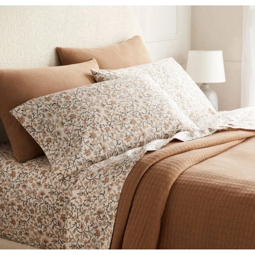 Queen 400 Thread Count Performance Sheet Set Cool Floral - Threshold NEW